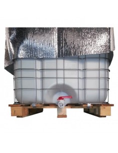 Housse isolante "cloche" PE - Cuve 1000L IBC - (Lot de 5) 2