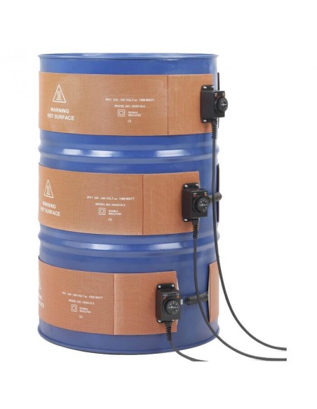 Ceinture chauffante souple - Fût métal 50L - 500W