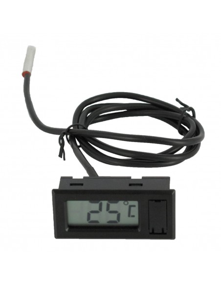 Surface digital thermometer - 304L stainless steel probe - 1 meter